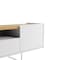Manhattan Comfort Winston 70.86 TV Stand with 6 Shelves in White and Cinnamon 223851 - alternate 5